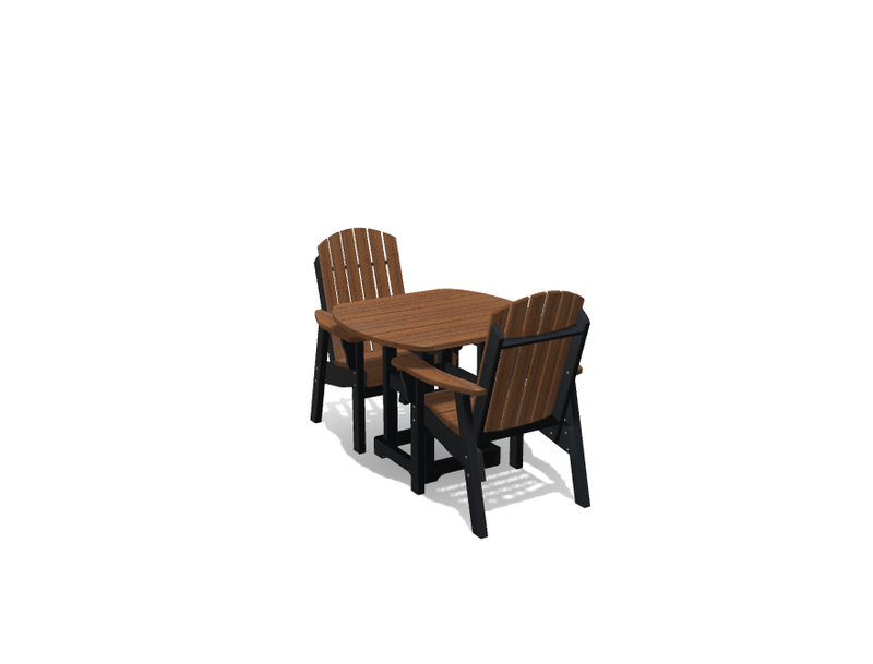 Krahn 34" x 36" Dining Table with 2 Chairs