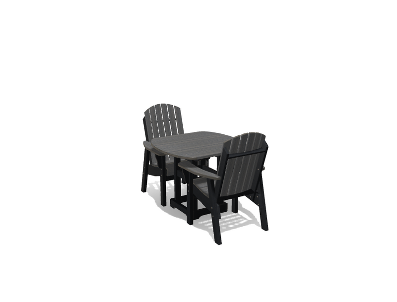 Krahn 34" x 36" Dining Table with 2 Chairs