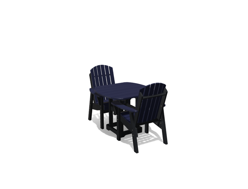 Krahn 34" x 36" Dining Table with 2 Chairs