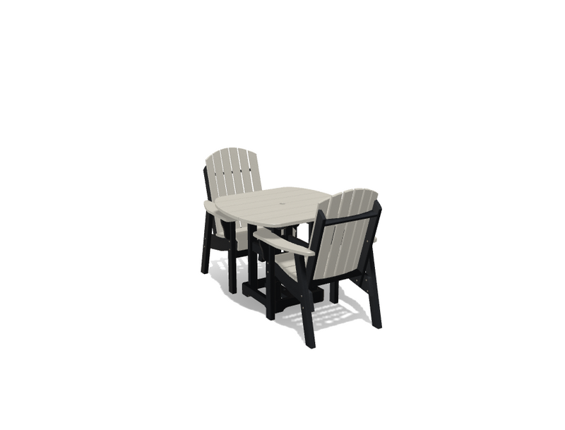 Krahn 34" x 36" Dining Table with 2 Chairs