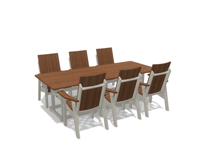 Krahn 40" x 96" Dining Table with 6 Chairs