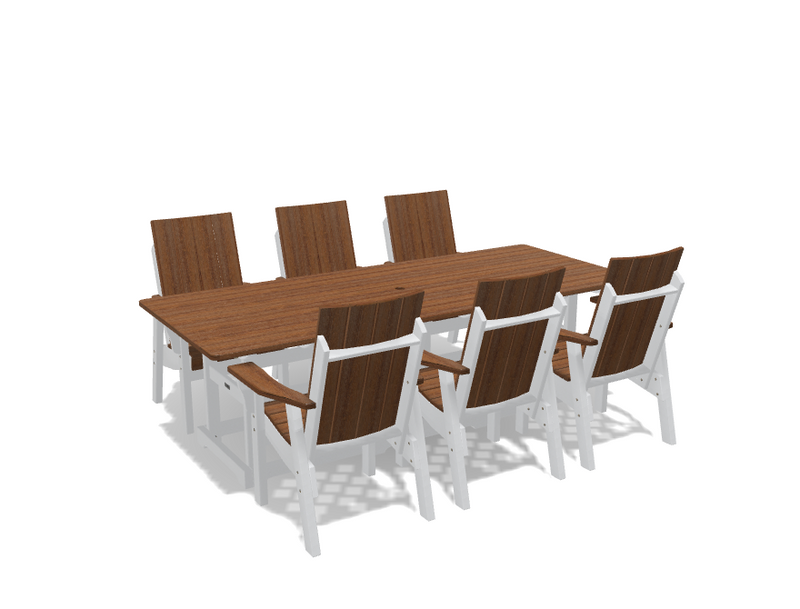 Krahn 40" x 96" Dining Table with 6 Chairs
