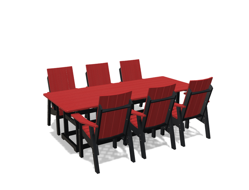 Krahn 40" x 96" Dining Table with 6 Chairs