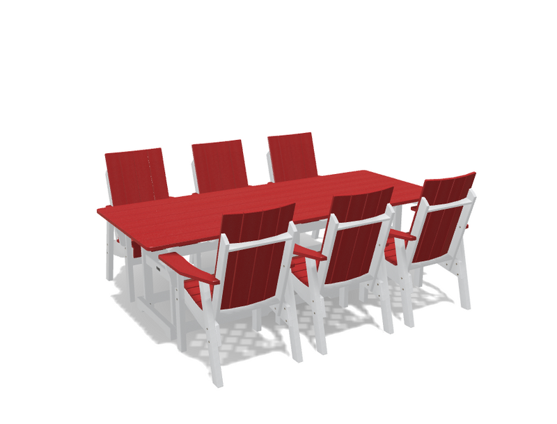 Krahn 40" x 96" Dining Table with 6 Chairs