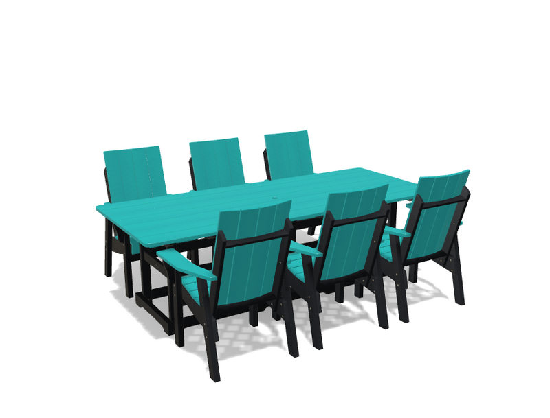 Krahn 40" x 96" Dining Table with 6 Chairs
