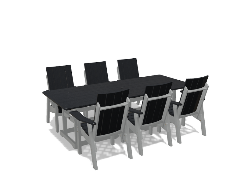 Krahn 40" x 96" Dining Table with 6 Chairs