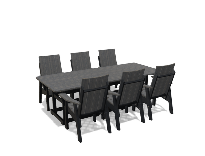 Krahn 40" x 96" Dining Table with 6 Chairs