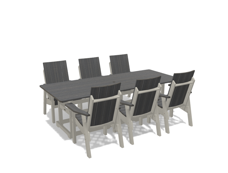 Krahn 40" x 96" Dining Table with 6 Chairs