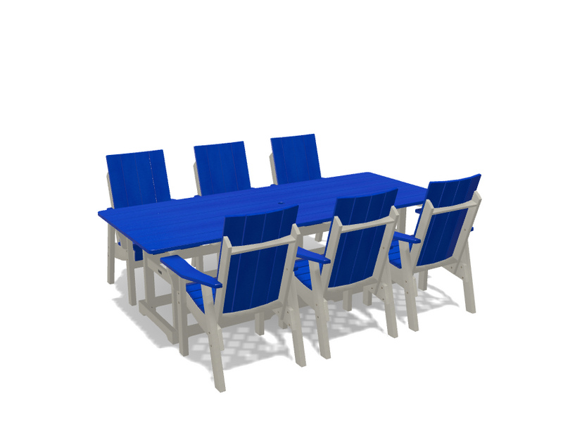 Krahn 40" x 96" Dining Table with 6 Chairs