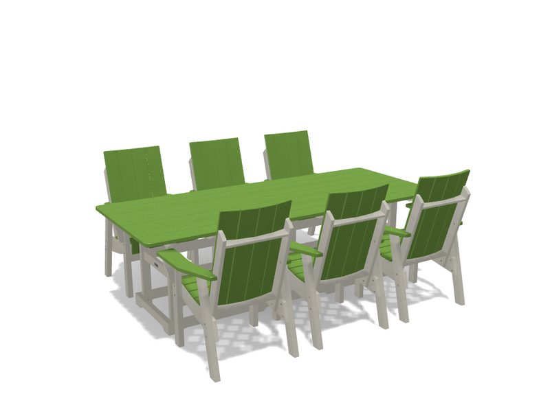 Krahn 40" x 96" Dining Table with 6 Chairs