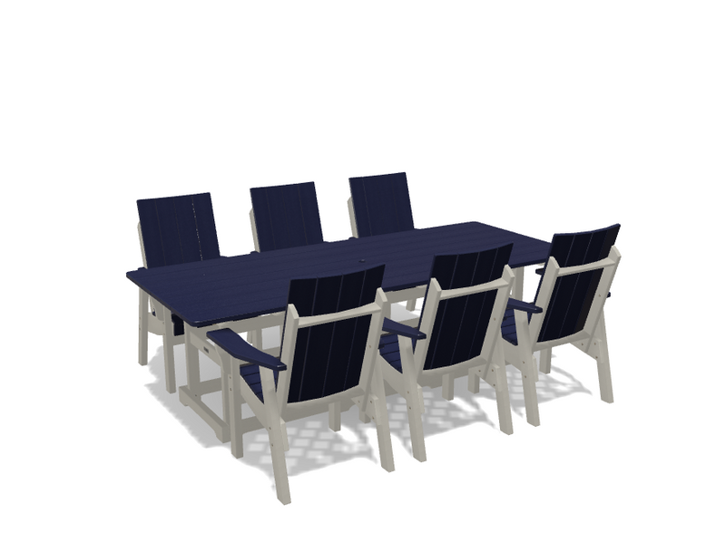 Krahn 40" x 96" Dining Table with 6 Chairs