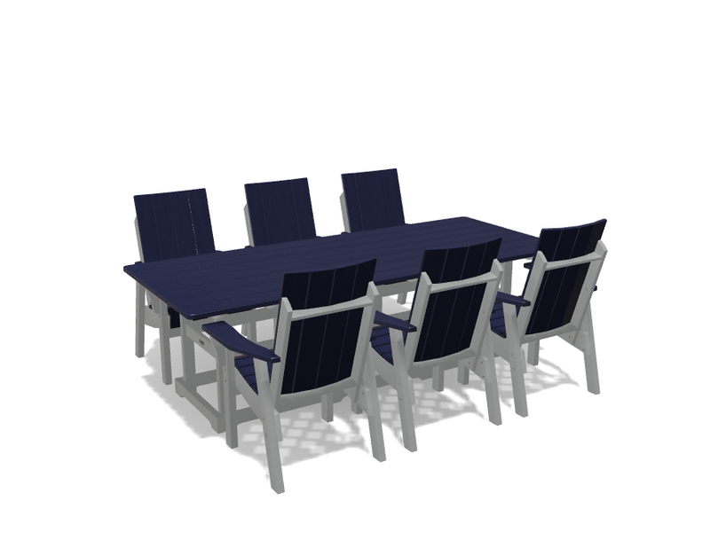 Krahn 40" x 96" Dining Table with 6 Chairs