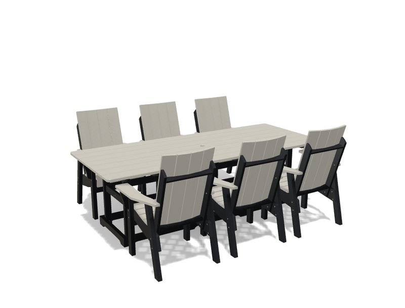 Krahn 40" x 96" Dining Table with 6 Chairs