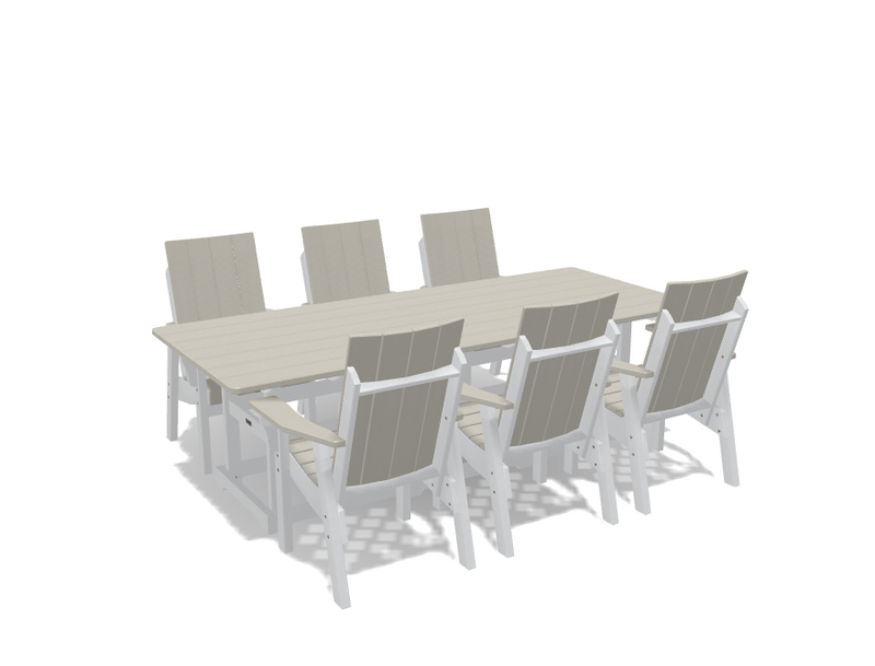 Krahn 40" x 96" Dining Table with 6 Chairs