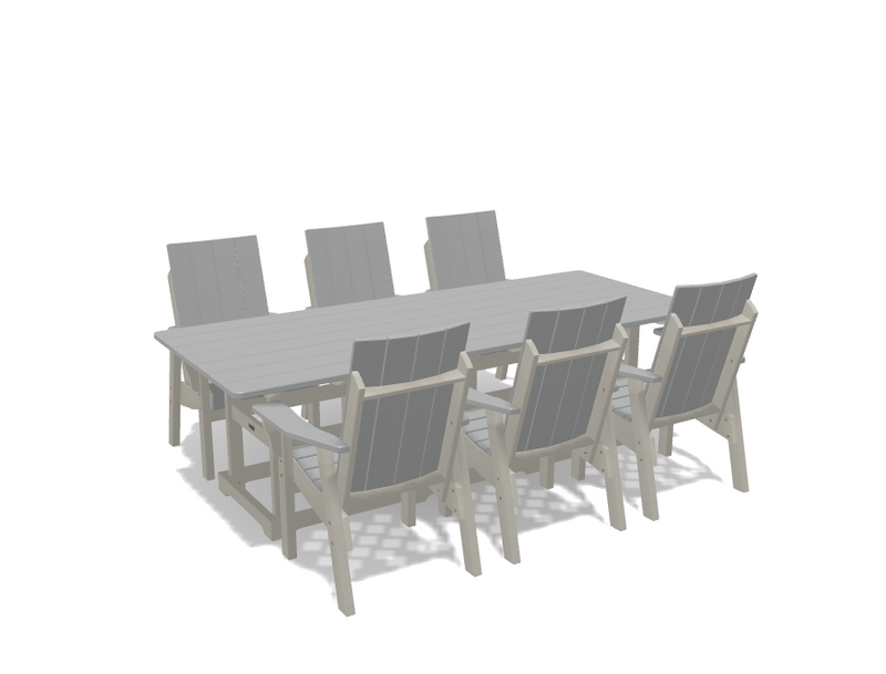 Krahn 40" x 96" Dining Table with 6 Chairs