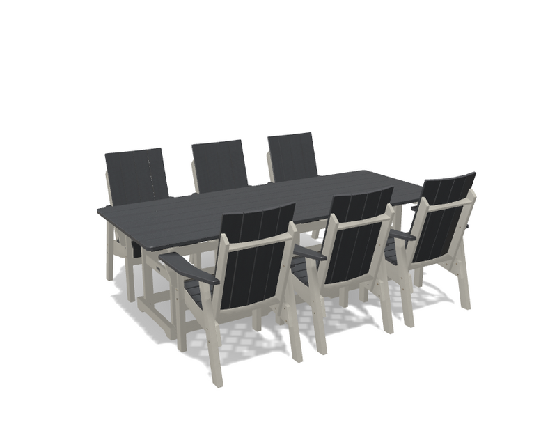 Krahn 40" x 96" Dining Table with 6 Chairs