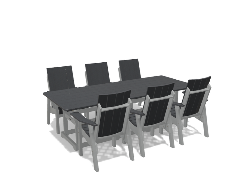 Krahn 40" x 96" Dining Table with 6 Chairs