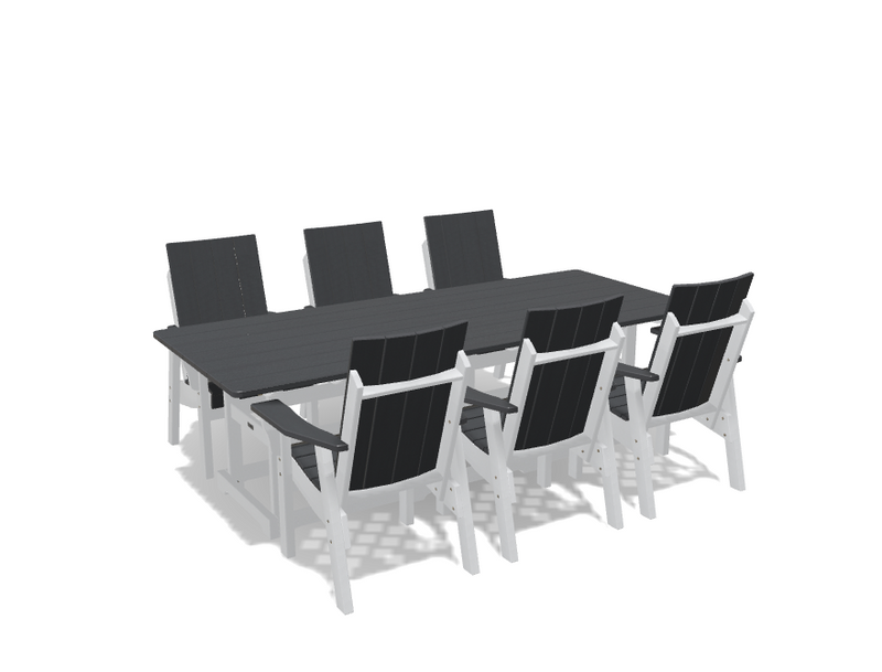 Krahn 40" x 96" Dining Table with 6 Chairs