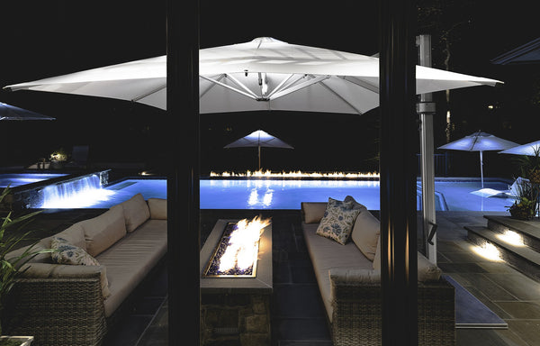 Frankford Eclipse Designer Cantilever Umbrella - 10' Square
