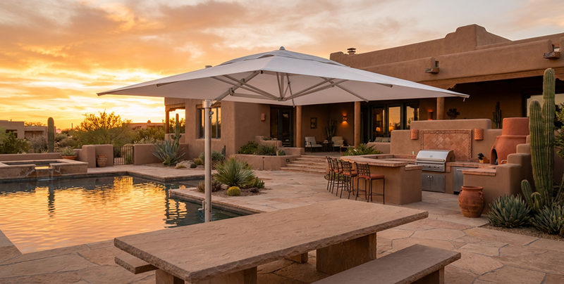 Frankford Eclipse Designer Cantilever Umbrella