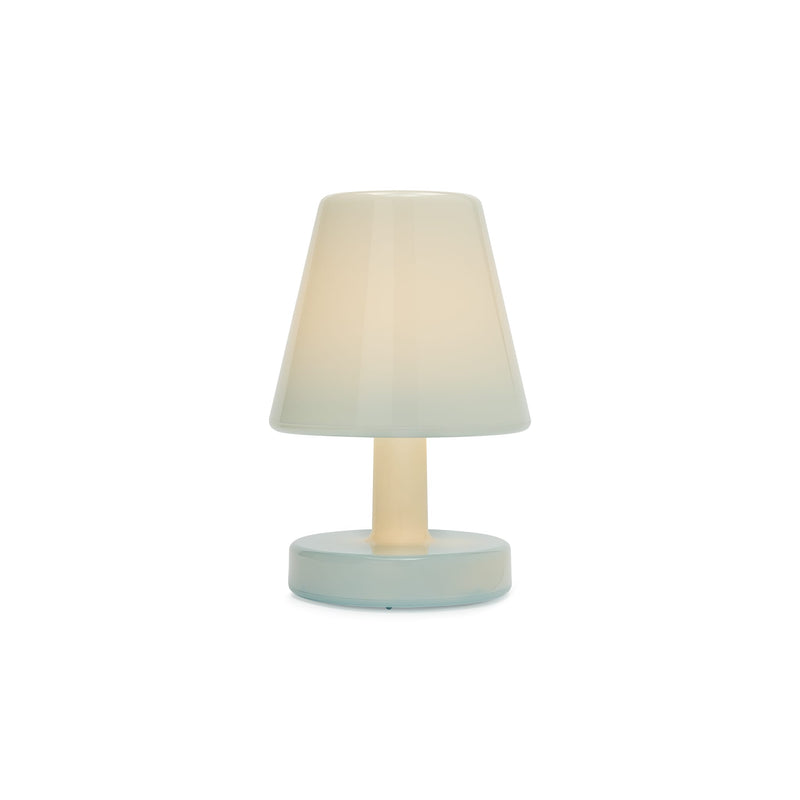 Edison the Ambiance in polar blue adds soft light and playful design to any room.