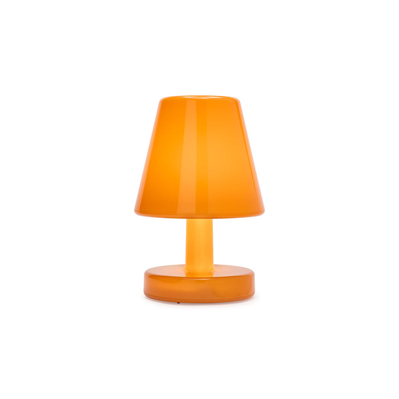 Edison the Ambiance in sunny orange adds soft light and playful design to any room.