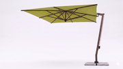 FIM C09 umbrella in Sunbrella Dupione Peridot with Peppercorn Brown Frame