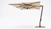 FIM C09 umbrella in Sunbrella Heather Beige with Peppercorn Brown Frame