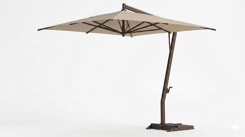 FIM P19 Cantilever Umbrella - 10' x 13' Rectangular
