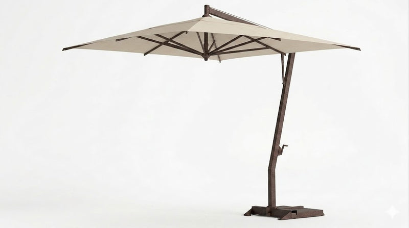 FIM P19 Cantilever Umbrella - 10' x 13' Rectangular