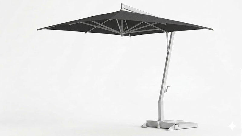 FIM P24 Cantilever Umbrella - 9.5' Square
