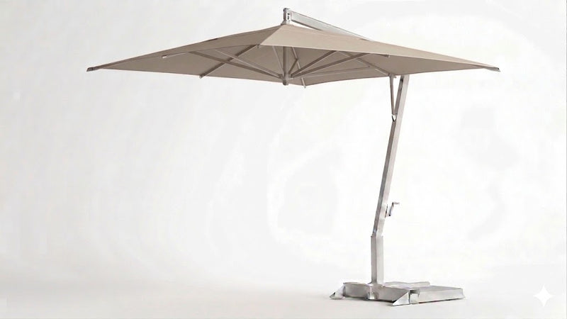 FIM P24 Cantilever Umbrella - 9.5' Square