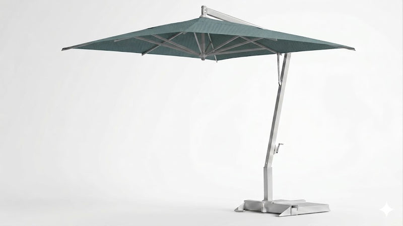 FIM P24 Cantilever Umbrella - 9.5' Square
