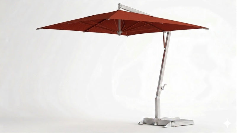 FIM P24 Cantilever Umbrella - 9.5' Square