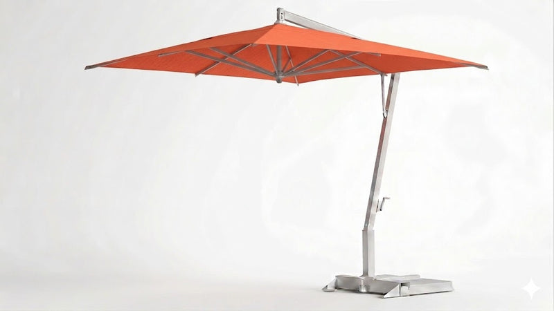 FIM P24 Cantilever Umbrella - 9.5' Square