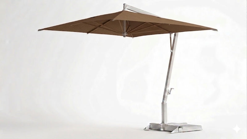FIM P24 Cantilever Umbrella - 9.5' Square