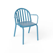 Fred’s Armchair by Fatboy in wave blue, featuring a modern, weather-resistant aluminum design for stylish and durable outdoor seating.
