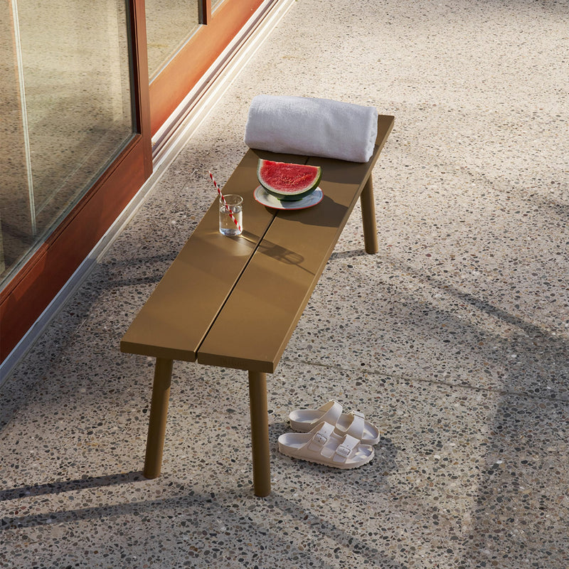 Fred’s Bench seats two to three people with ease and style.