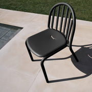 Fred’s Chair by Fatboy with a modern slat-back design, elevating the look of any outdoor balcony or terrace.