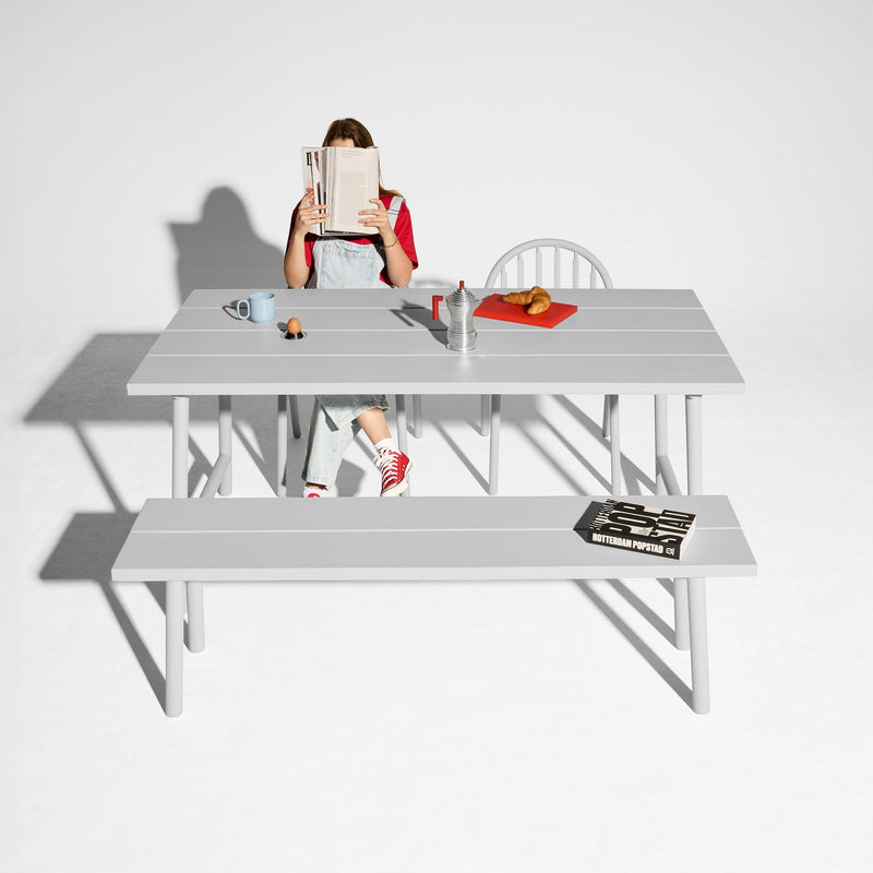 Fred’s Medium Table blends picnic inspiration with contemporary design.