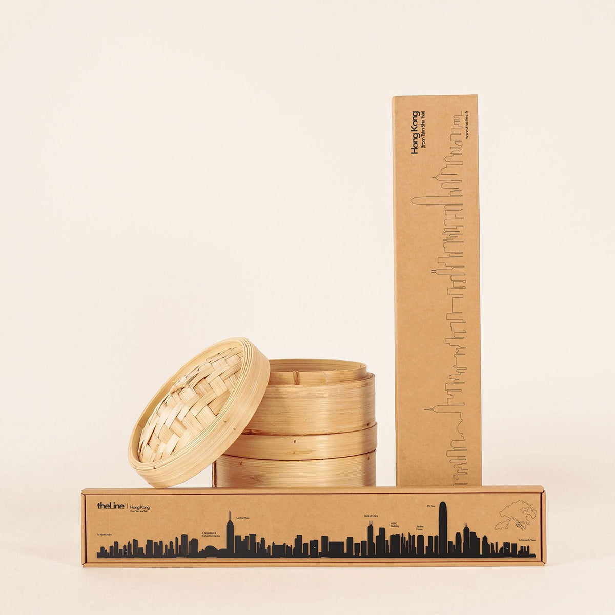 The Hong Kong Line features a stunning skyline view from Tsim Sha Tsui, highlighting the city’s iconic architecture.