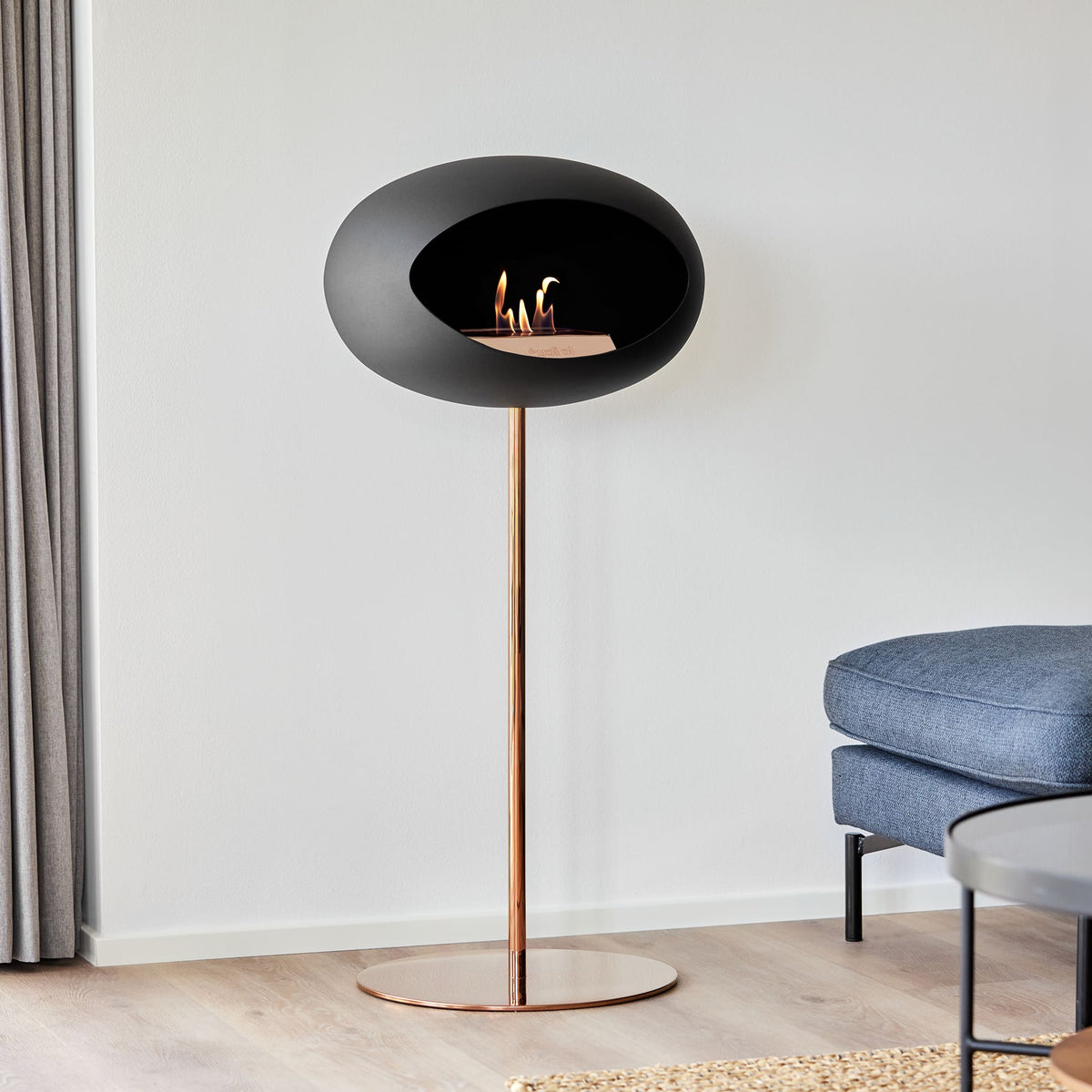 Le Feu Steel High Dome &lt;br&gt;Black