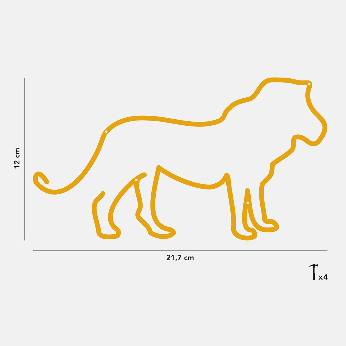 Lion Line by The Line Kids Collection brings imagination and adventure with its delightful lion silhouette design.