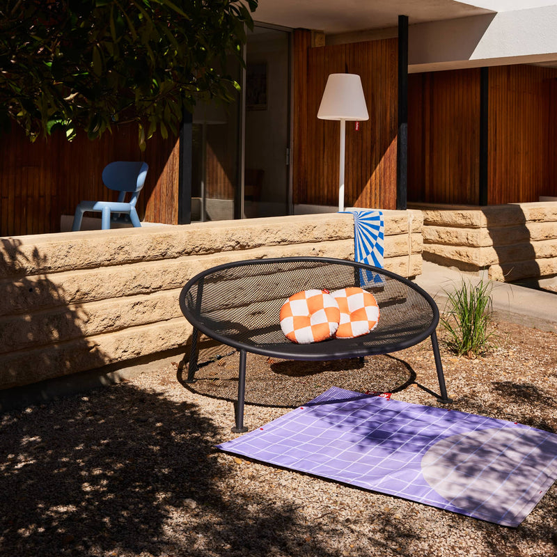 Netorious outdoor daybed, perfect for lounging with pillows, blankets, and friends in any setting.
