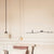 Minimalist Paris Line captures the skyline from the 18th arrondissement, including Sacré-Coeur and La Défense.
