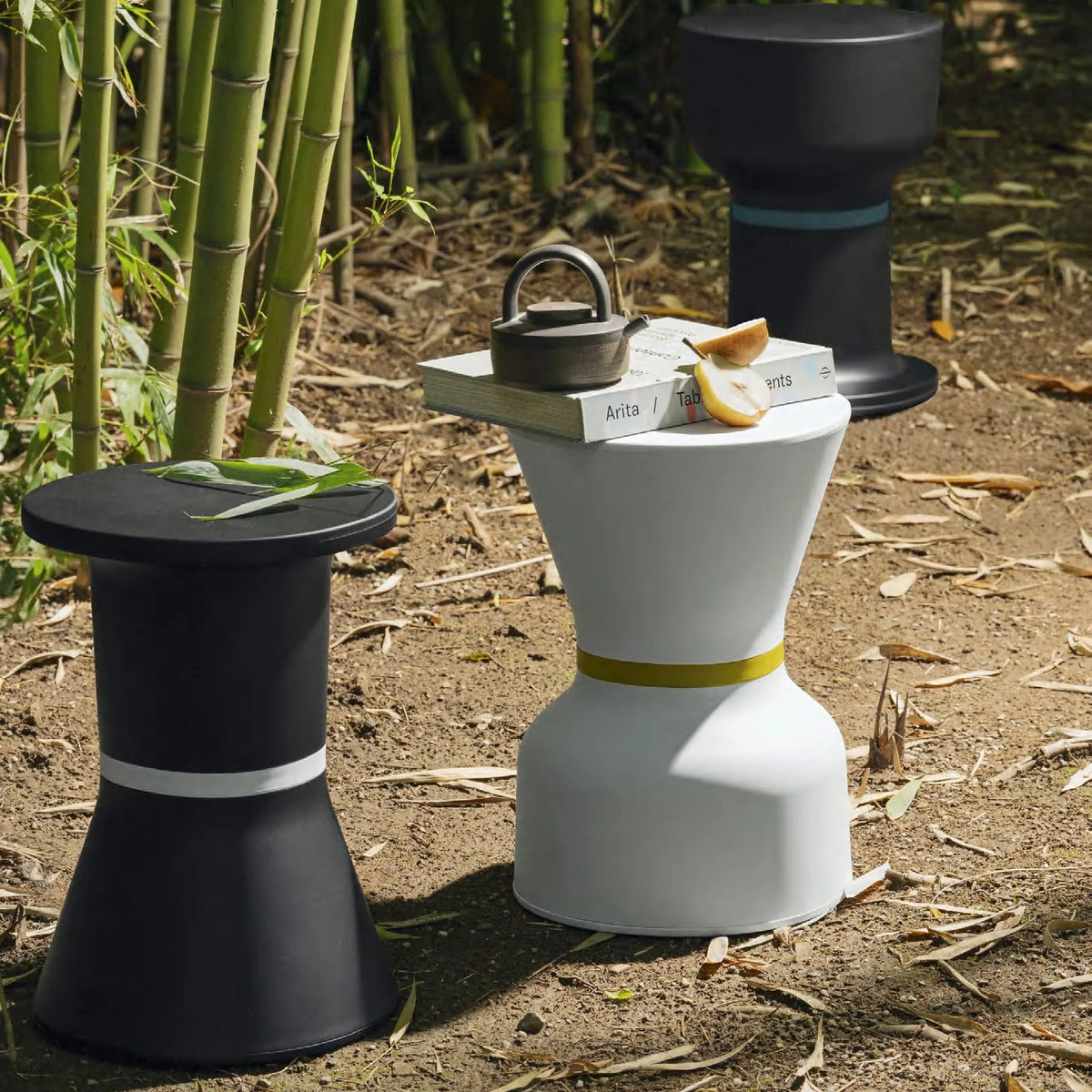 Pa.He.Ko End Table &amp; Stool Indoor &amp; Outdoor Use