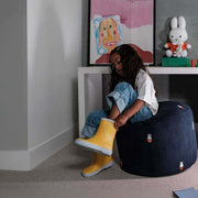 Point Cord x Miffy pouf blends playful design with soft recycled corduroy comfort.