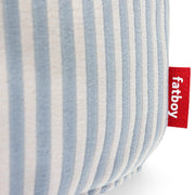 Close-up of the terry fabric in Blizzard Blue.
