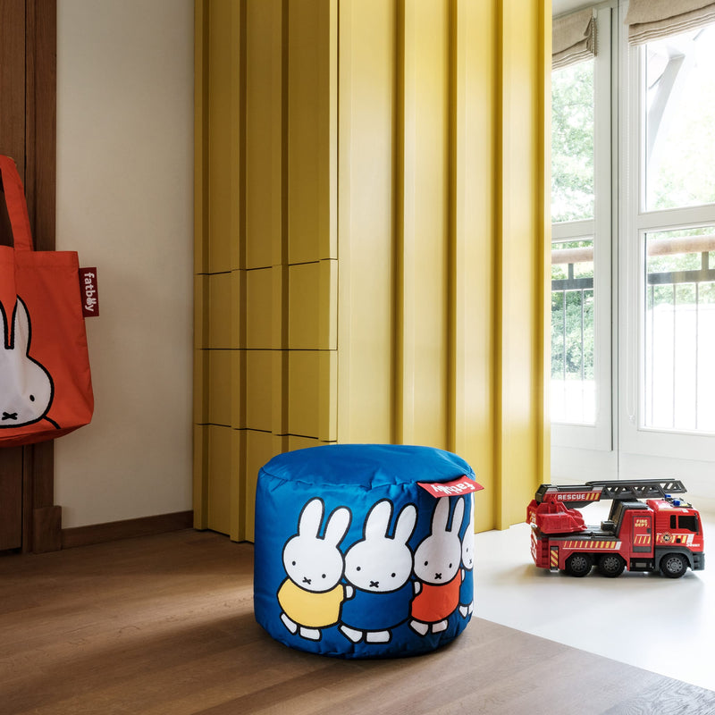 Point x Miffy pouf brings playful prints and everyday comfort to indoor spaces.