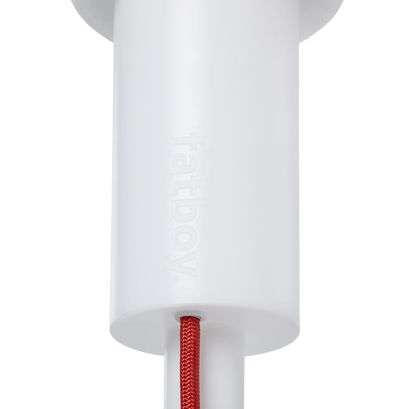 Sustainable Fatboy Prêt-A-Racket lights offer hassle-free, warm ambiance for outdoor spaces.